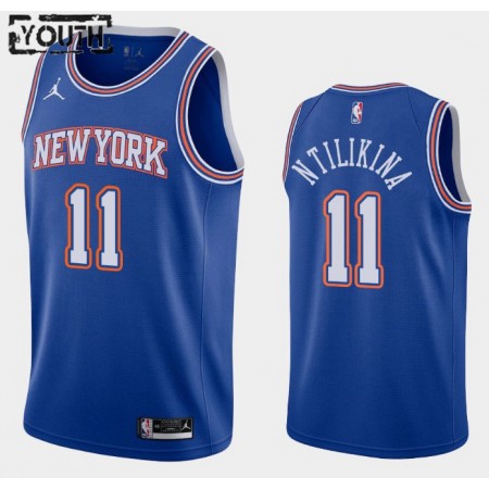 Kinder NBA New York Knicks Trikot Frank Ntilikina 11 Jordan Brand 2020-2021 Statement Edition Swingman